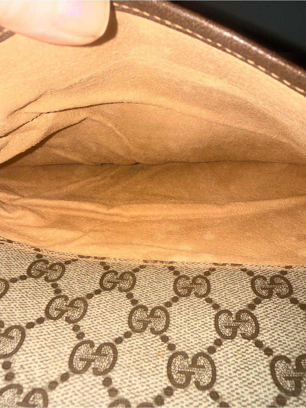 Vintage Gucci Accessory Collection GG Supreme Clutch Bag - Pristine 1980’s - Picture 13 of 16
